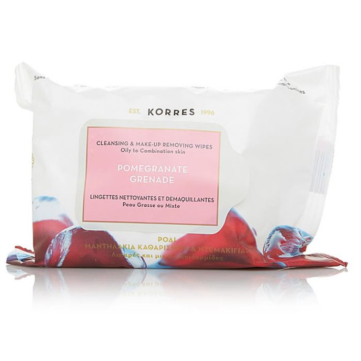 Korres Oxicol Lingettes Nettoyantes & Démaquillantes Grenade