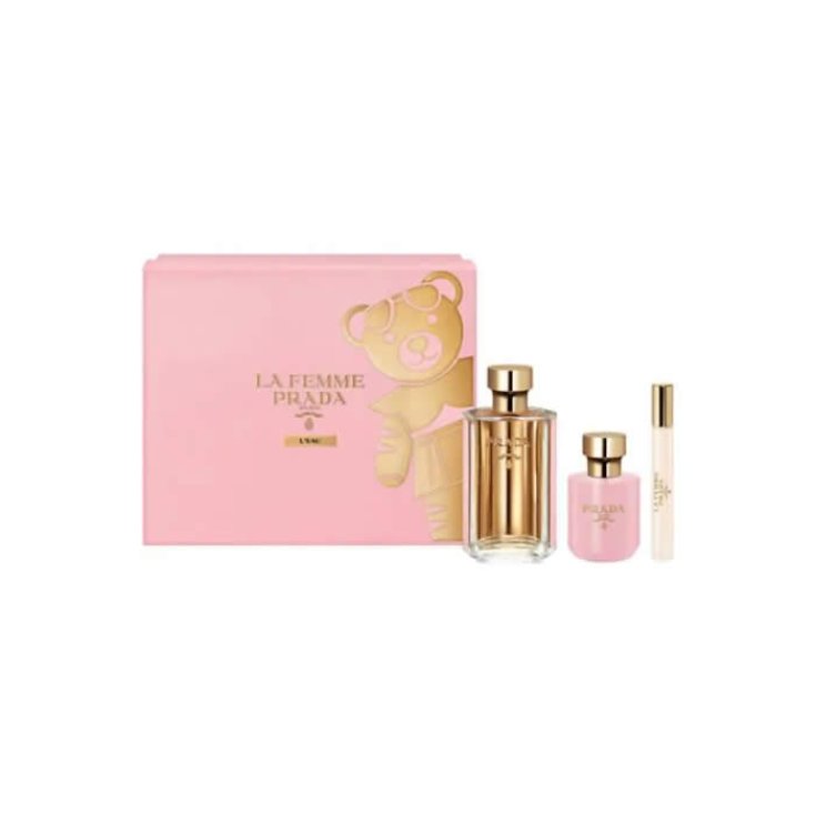 La Femme Prada L'Eau Eau De Toilette Vaporisateur 100ml Coffret 3 Parties 2018 La Femme Prada L'Eau Eau De Toilette Vaporisateur 100ml Coffret 3 Parties 2018