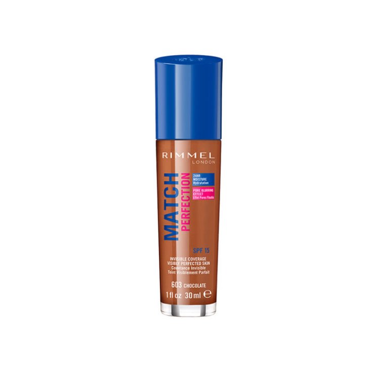 Rimmel London Match Perfection Fond de Teint Spf15 603 Chocolat 30ml