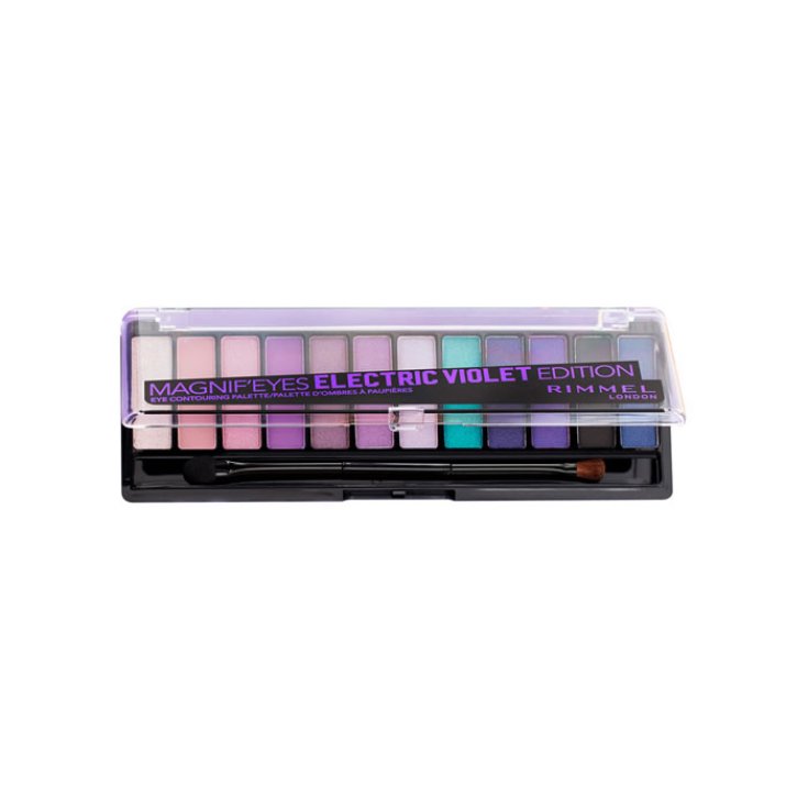 Rimmel London Magnif'Eyes Palette de fards à paupières 008 Violet électrique 12 teintes