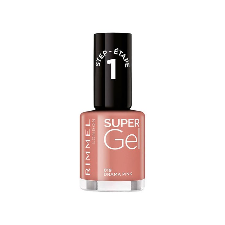 Rimmel London Kate Super Gel Vernis à Ongles 019 Rose Dramatique 12ml