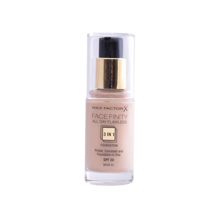 Max Factor Facefinity Base 3 En 1, Correcteur Et Fond De Teint Spf20 55 Beige 30 ml