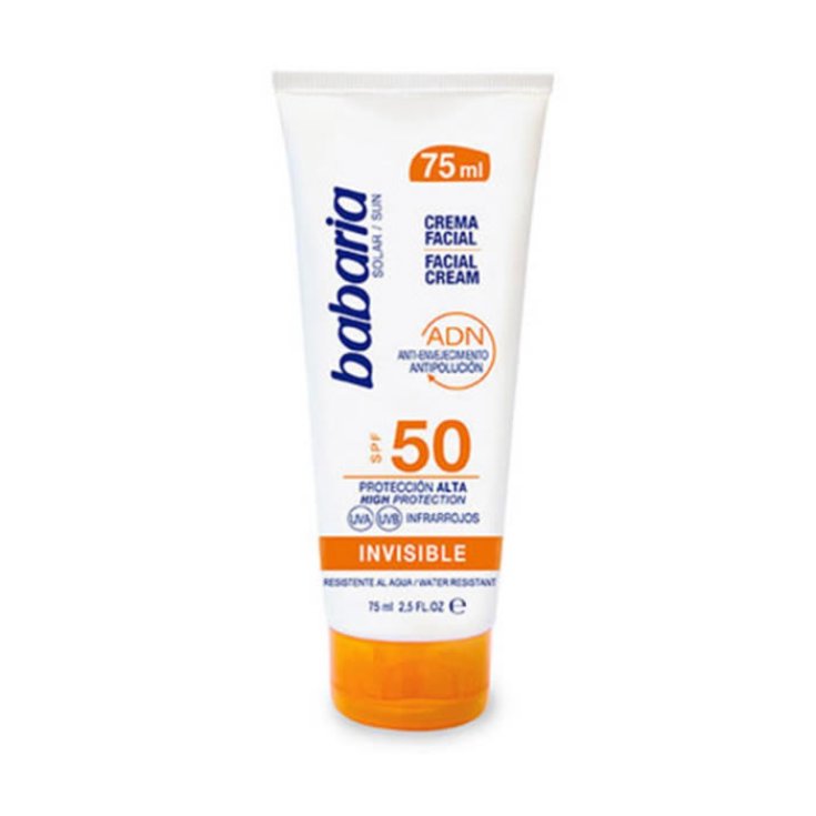 Babaria Crème Visage Invisible Spf50 75ml