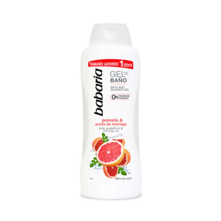 Babaria Pamplemousse Rose & Huile de Moringa Gel Douche 1000ml