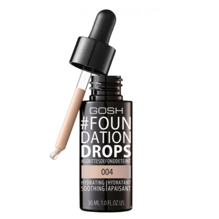 Gosh Fond de Teint Gouttes Hydratant Spf10 004 Naturel 30ml