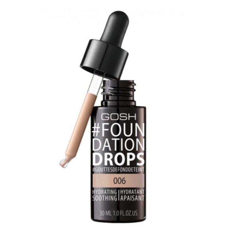 Gosh Fond de Teint Gouttes Hydratant Spf10 006 Tawney 30ml
