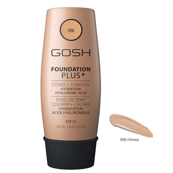 Gosh Foundation Plus + Cover & Conceal Spf15 006 Miel 30ml