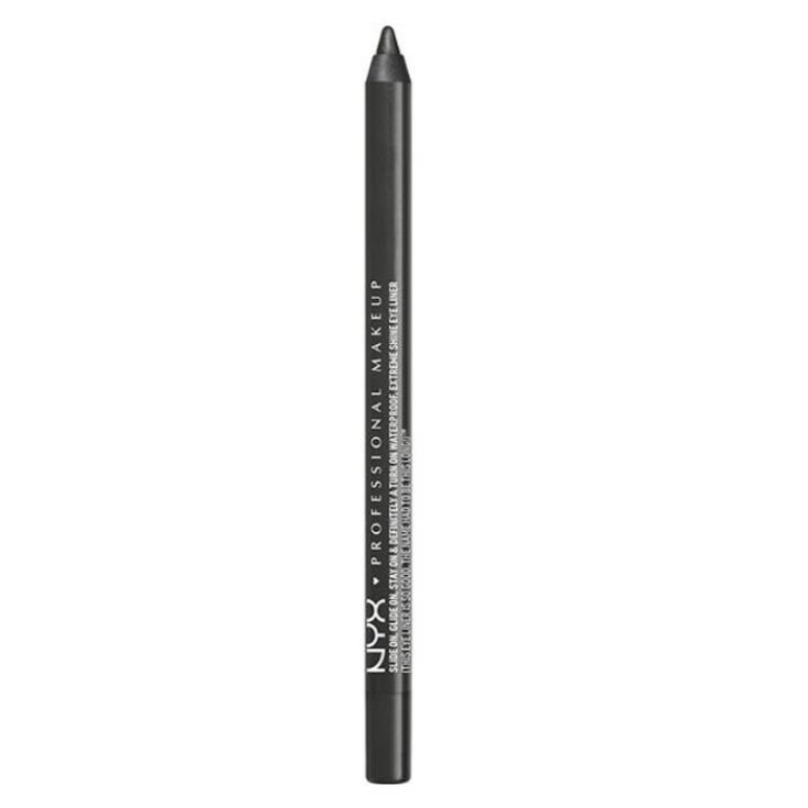 Nyx Slide On Crayon Waterproof Extreme Shine Eyeliner Gun Metal