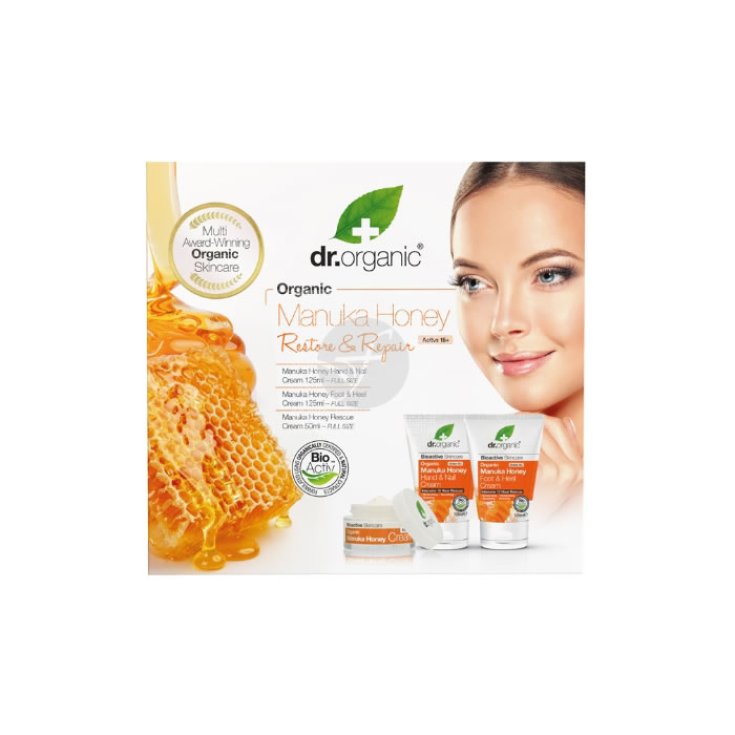 Dr. Organic Kit de restauration et de réparation au miel de manuka 2020