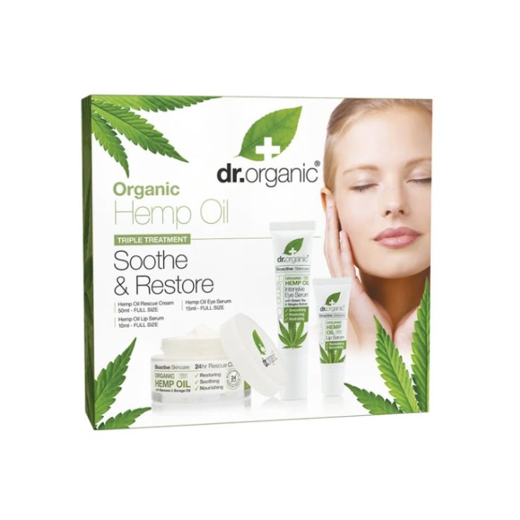 Dr. Organic Hemp Oil Rescue Cream 50ml Set 3 Parties 2020