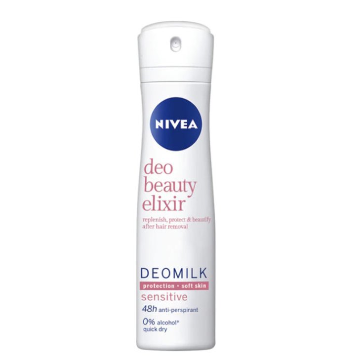 Nivea Milk Beauty Elixir Sensitive Déodorant Spray 150 ml