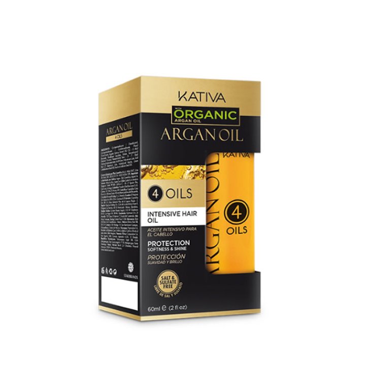Kativa Argan Oil 4 Oils Huile Capillaire Intense 60ml Kativa Argan Oil 4 Oils Huile Capillaire Intense 60ml