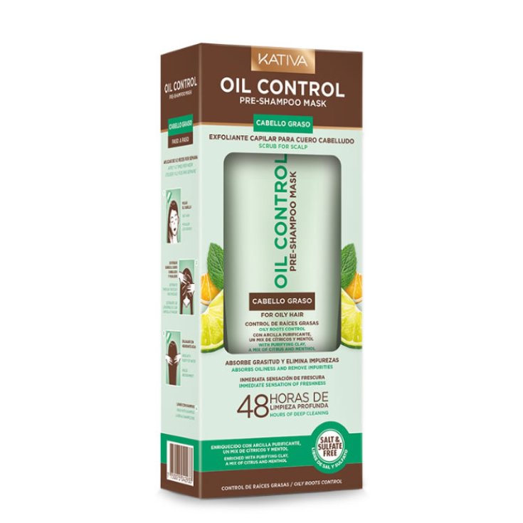 Kativa Oil Control Masque Pré-Shampoing 200ml