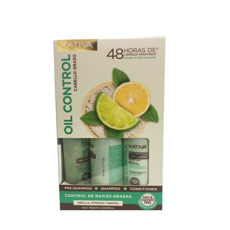 Kativa Oil Control Shampooing 50ml Set 3 Pièces 2020