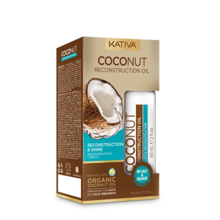 Kativa Huile Reconstructrice à la Noix de Coco 60ml
