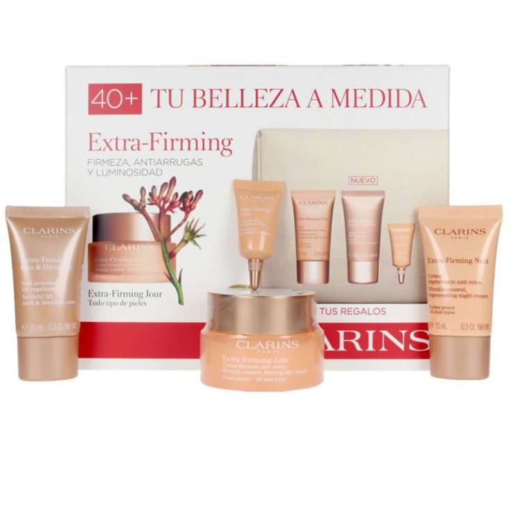 Clarins Crème Anti-Rides Extra-Raffermissante Tous Types De Peaux 50 ml Coffret 5 Pièces 2020
