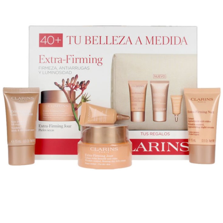 Clarins Extra-Firming Crème Spéciale Anti-Rides Peaux Sèches 50 ml Coffret 5 Pièces 2020
