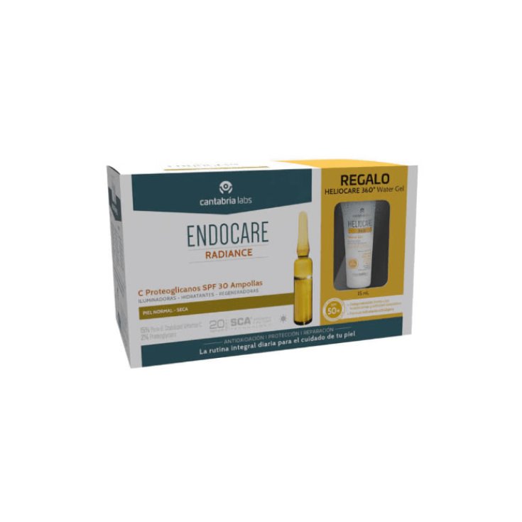 Endocare Radiance C Proteoglicanos SPF30 + Gel Eau 360 15 ml