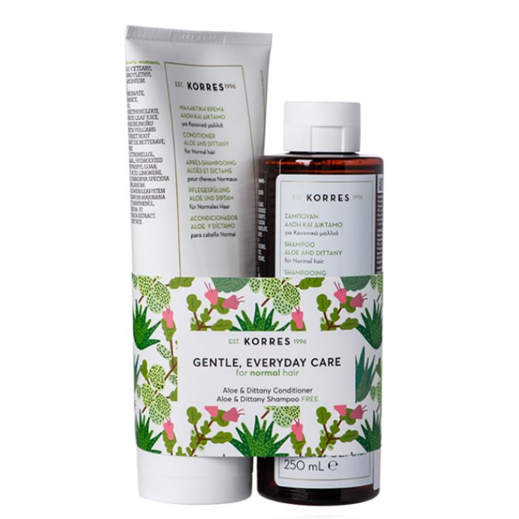 Korres Aloe & Dittany Shampoo 250ml Set 2 Parties