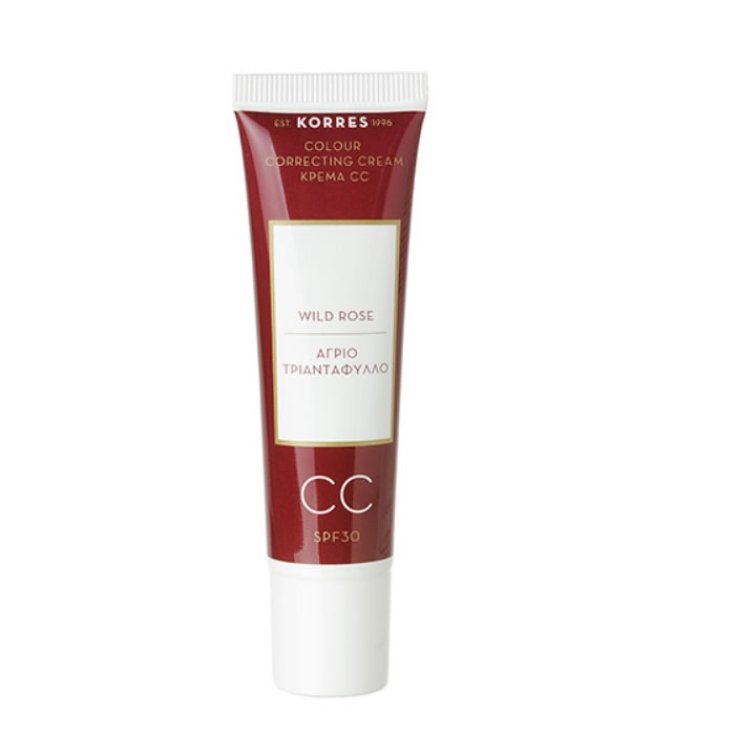 Korres Wild Rose CC Correcteur de Couleur Spf30 Teinte Claire 30ml
