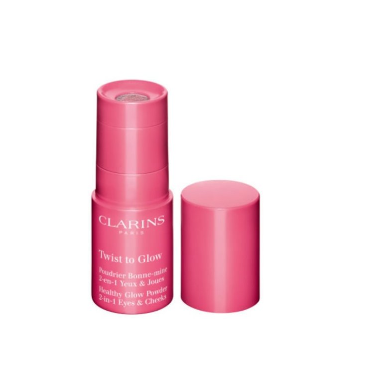Clarins Twist To Glow Poudre 2en1 Yeux & Joues 01 Corail Happy