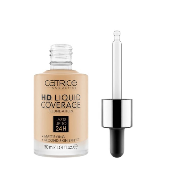 Catrice HD Fond de Teint Couvrance Liquide Dure Jusqu'à 24h 036 Noisette 30ml