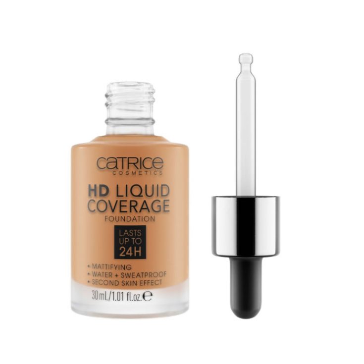 Catrice HD Fond de Teint Couvrance Liquide Dure Jusqu'à 24h 065 Bronze Beige 30ml