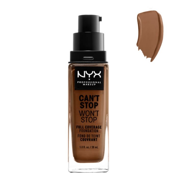 Nyx Can't Stop Won't Stop Fond de Teint Couvrance Complète Cappucciono 30ml