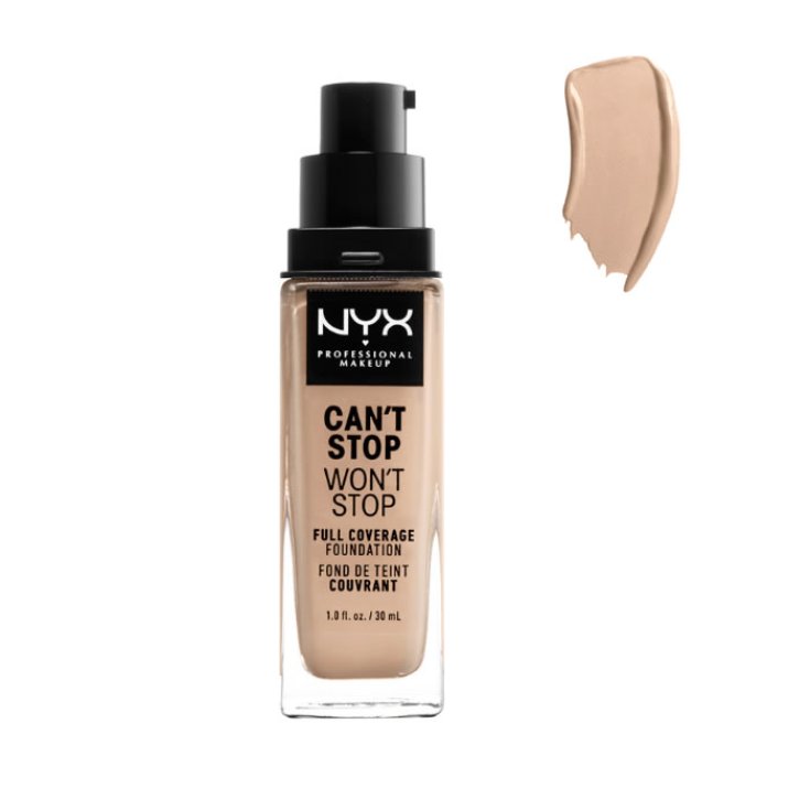 Nyx Can't Stop Won't Stop Fond de teint à couvrance totale Ivoire clair 30 ml