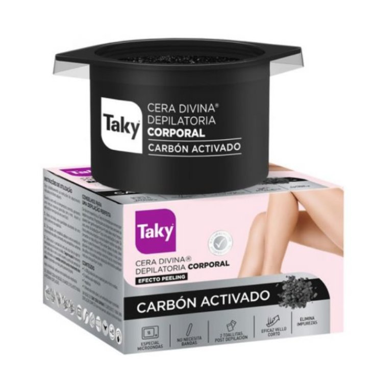 Taky Cire Depilatoire Corps Divin au Charbon Actif 300gr