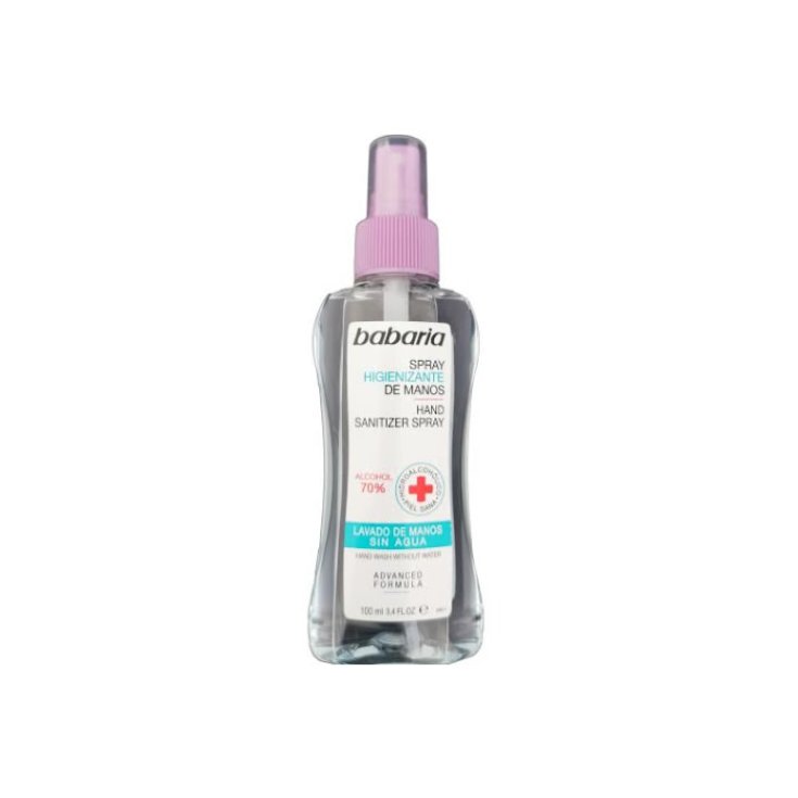 Babaria Spray désinfectant pour les mains 70 % d'alcool 100 ml