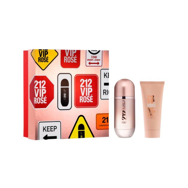 212 Vip Rose Eau De Toilette Vaporisateur 50 ml Coffret 2 Parties 2020