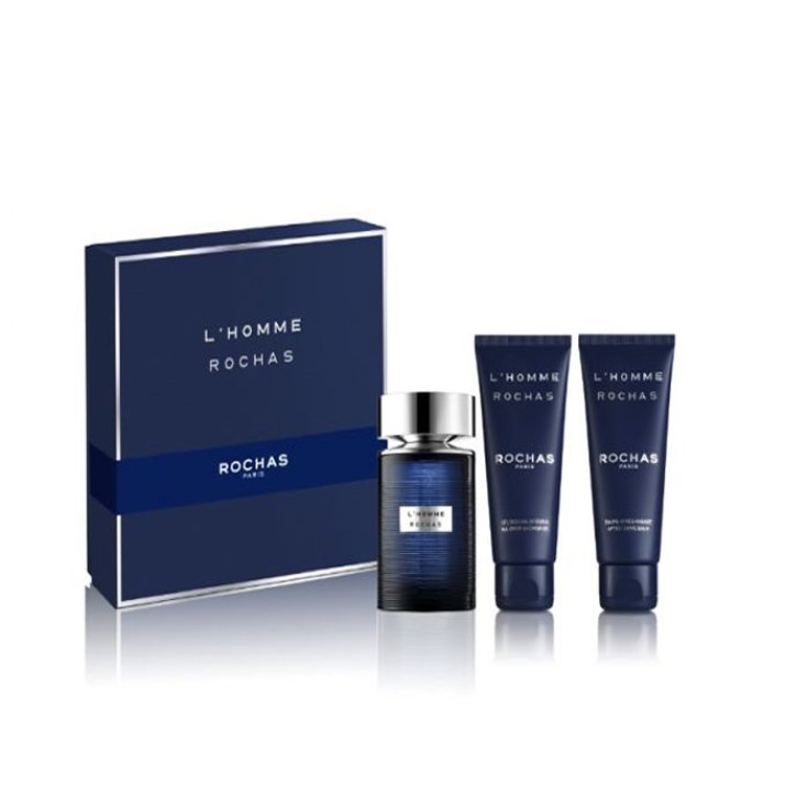 Rochas L'Homme De Rochas Eau De Toilette Vaporisateur 100 ml Coffret 3 Pièces 2020