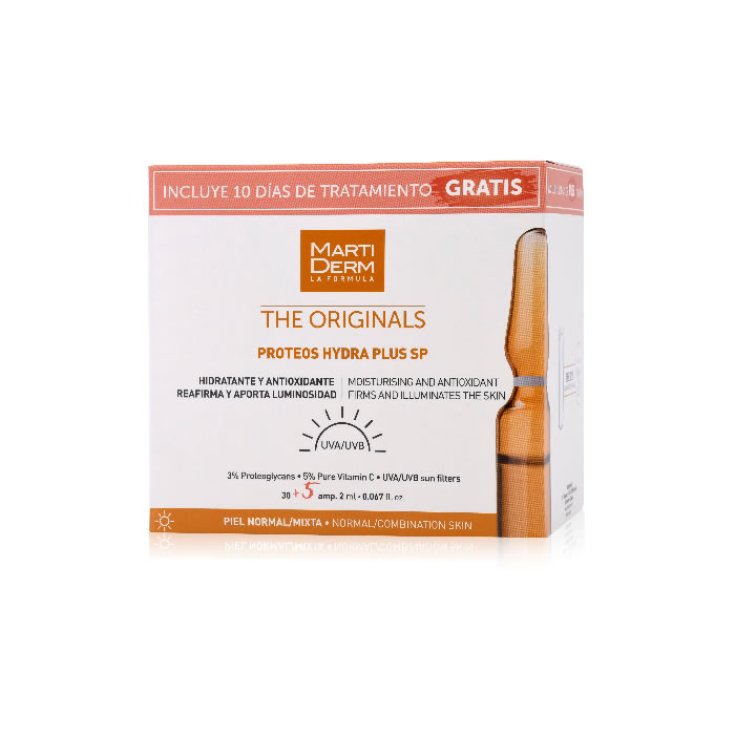Martiderm Proteos Hydra Plus Spf15 30 Ampoules + 10 Jours Offerts