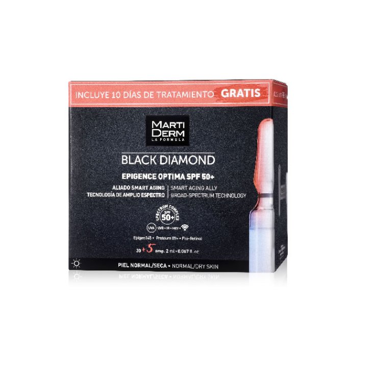 Martiderm Black Diamond Epigence Optima Spf50 30 Ampoules + Cadeau 10 Jours