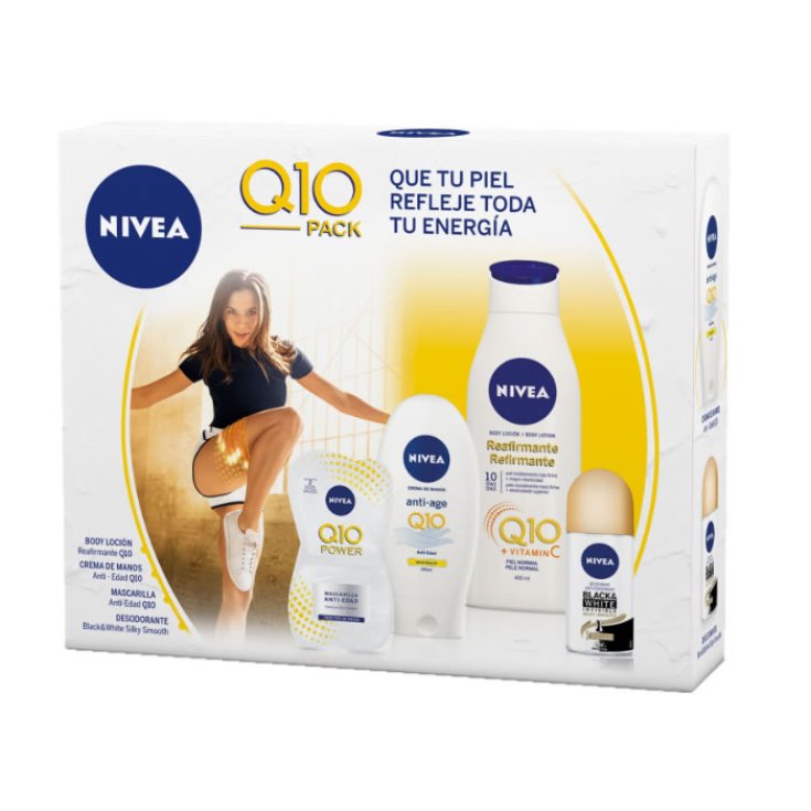 Nivea Q10 Body Lotion Reafirmante 400ml Set 4 Parties