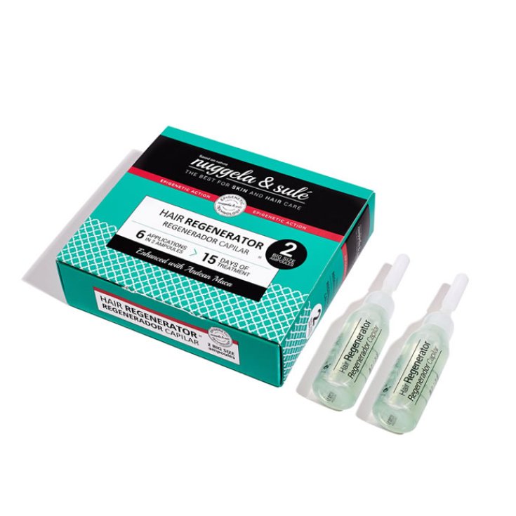 Nuggela & Sulé Lot de 2 ampoules régénératrices capillaires