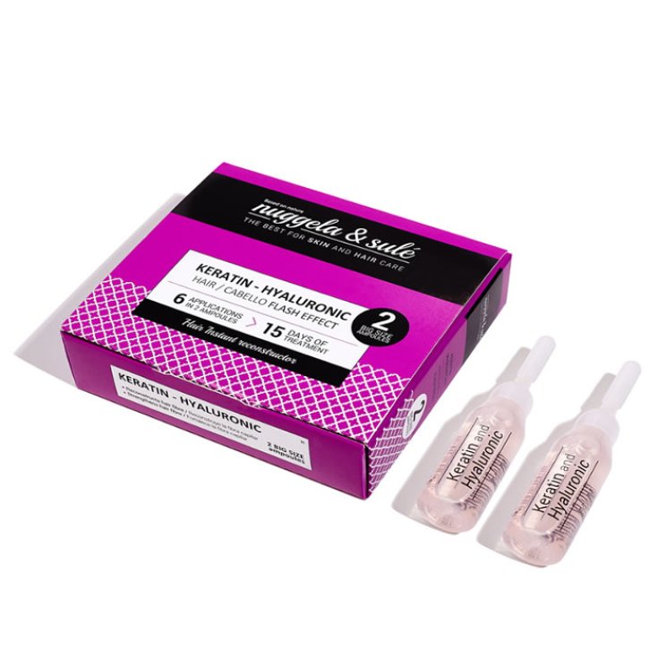 Nuggela & Sulé Keratin Ampoules Hyaluroniques Pack 2x