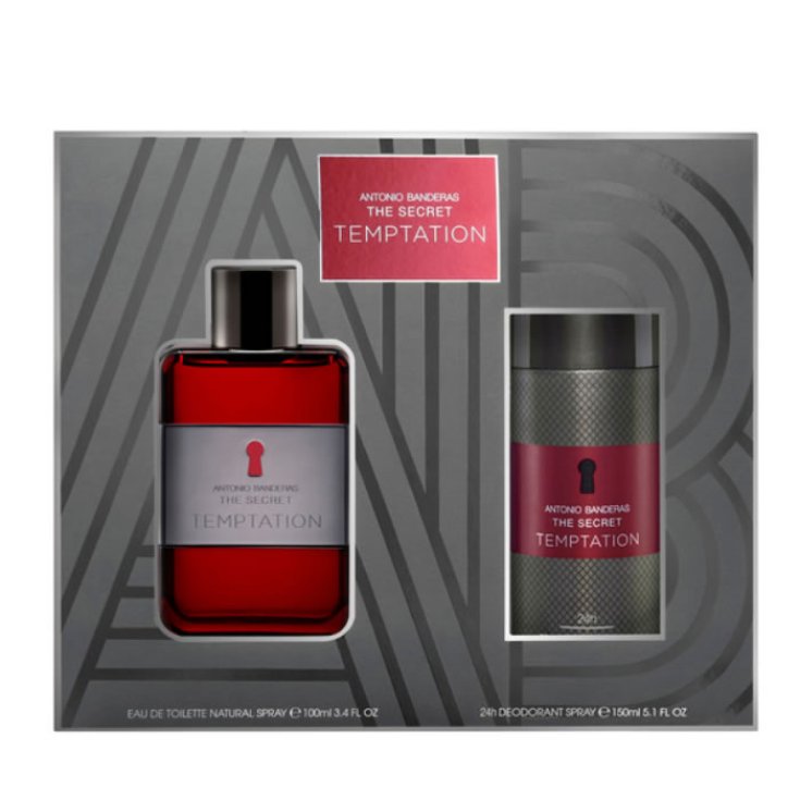 Antonio Banderas The Secret Temptation Man Eau De Toilette Vaporisateur 100ml Coffret 2 Parties 2020