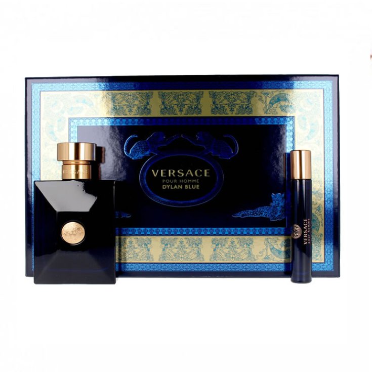 Versace Dylan Blue Eau De Toilette Vaporisateur 100 ml Coffret 3 Pièces 2019
