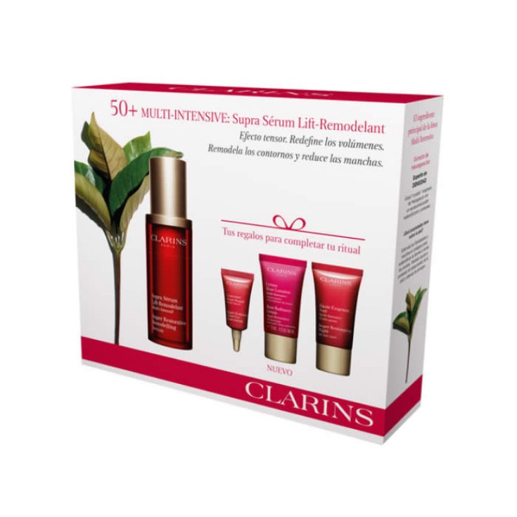 Clarins Sérum Multi-Intensif Effet Lifting Remodelant Anti Taches 50 ml Coffret 4 Pièces 2019