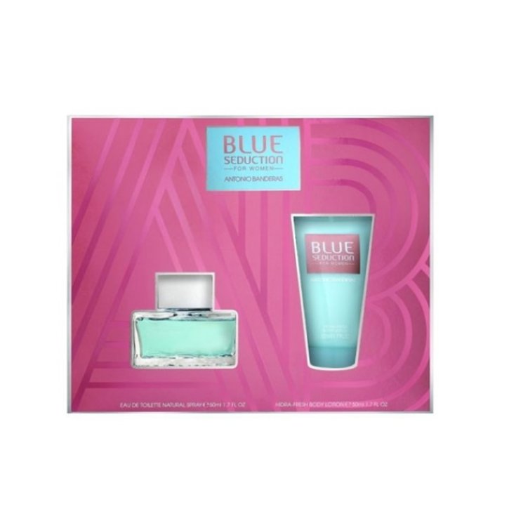 Antonio Banderas Blue Seduction Women Eau De Toilette Vaporisateur 50 ml Coffret 2 Pièces
