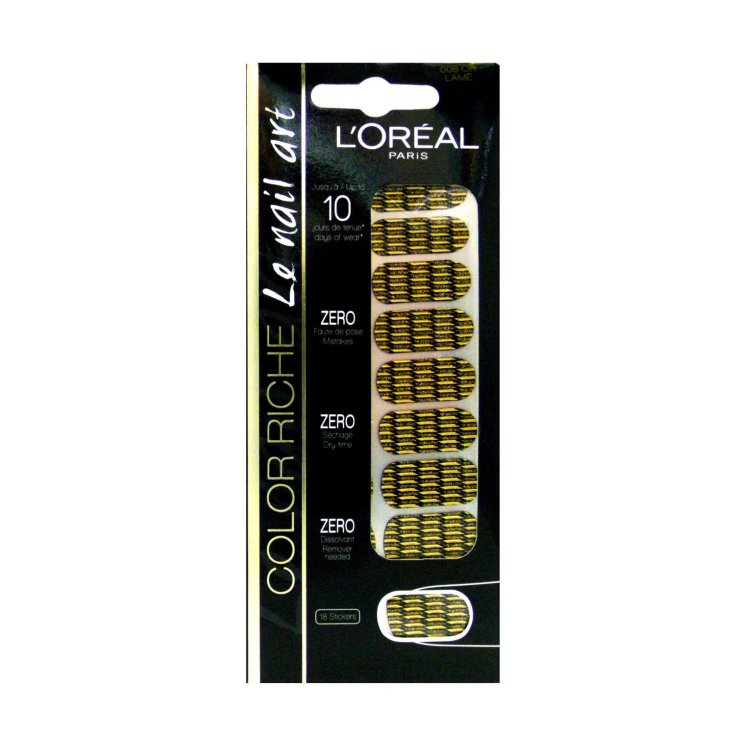 L'ORÉAL COLOR RICHE LE NAIL ART AUTOCOLLANTS 1UN