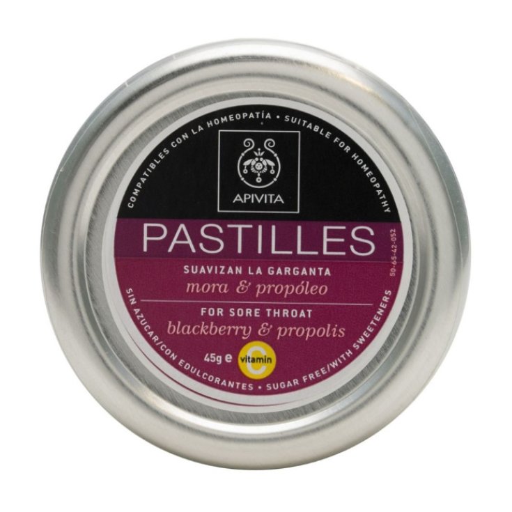 Apivita Pastilles Pour Gorge Mûre & Propolis 45g