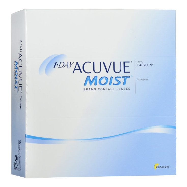 Acuvue Moist Lentilles de Contact Remplacement 1 Jour -6.00 BC / 8.5 90 Unités