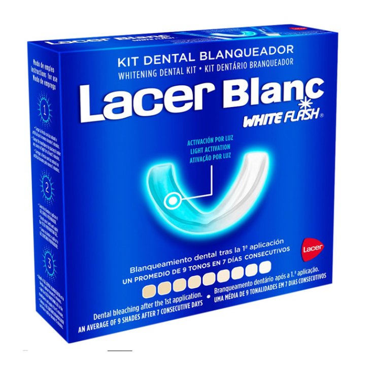 Lacer Blanc White Flash Set 3 Pièces