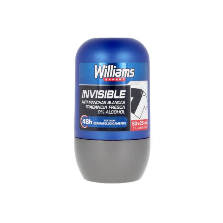 Williams Expert Déo Roll On Invisible 48h 75 ml