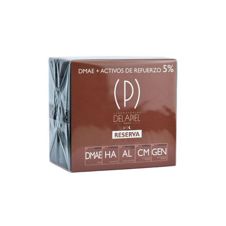 Delapiel Ampoules Réserve DMAE + Actifs de Renforcement 5% 15x2ml