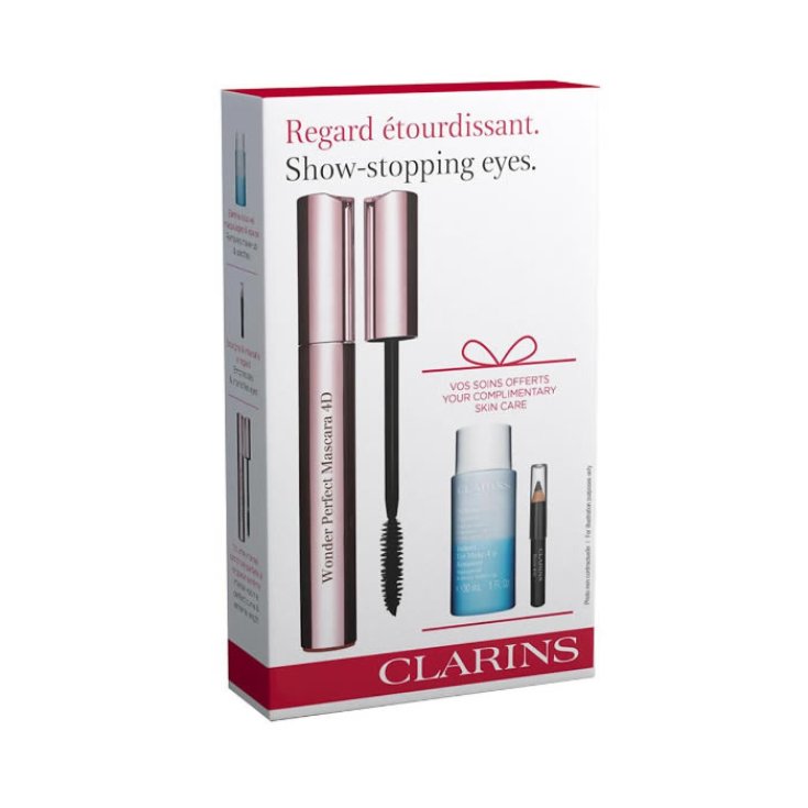 Clarins Wonder Perfect Mascara 4D Coffret 3 Pièces 2019 Clarins Wonder Perfect Mascara 4D Coffret 3 Pièces 2019