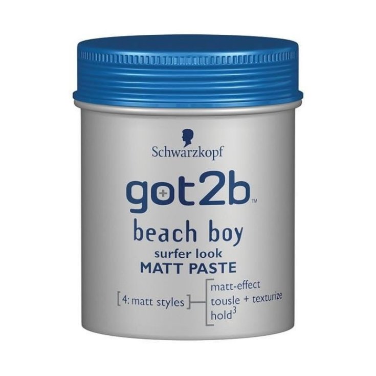 Schwarzkopf Got2b Beach Boy Matt Pâte Surfer Look 100ml Schwarzkopf Got2b Beach Boy Matt Pâte Surfer Look 100ml